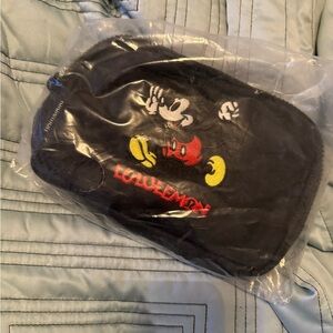 lululemon athletica Black Mini Bag with Red and Yellow Accents